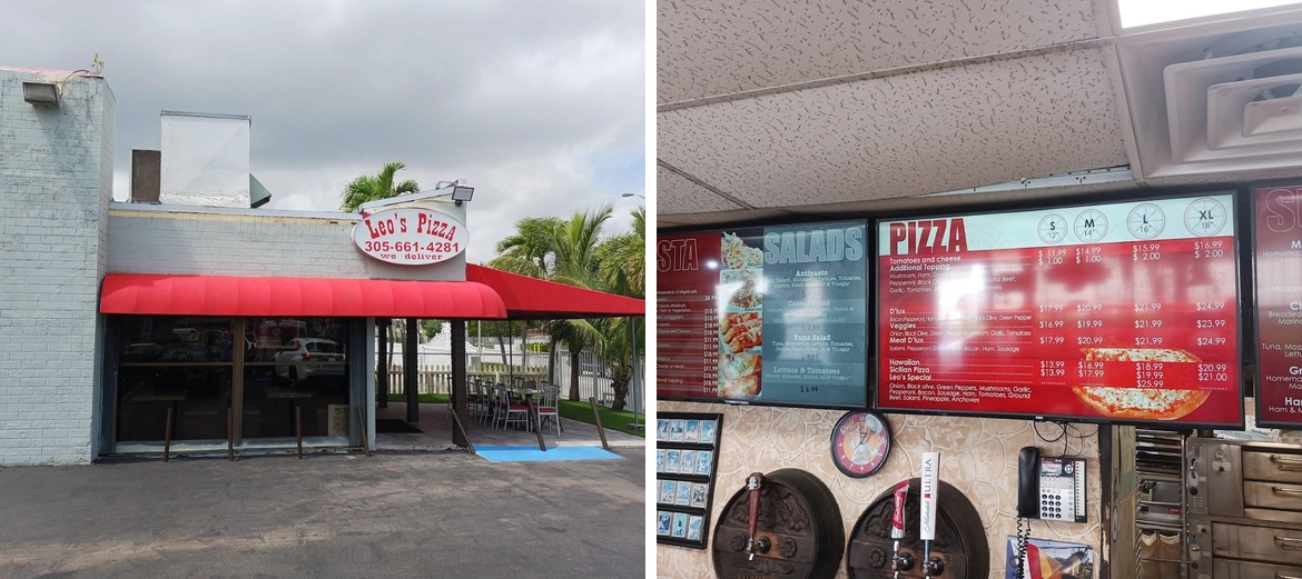 Leo's Pizza Menu